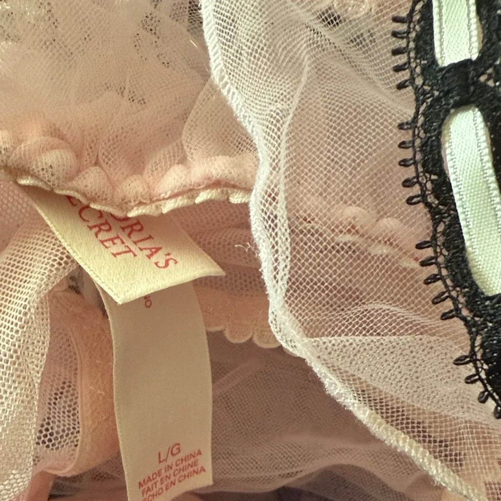 Rare Victoria’s Secret Ballerina Cutout Teddy - Image 5