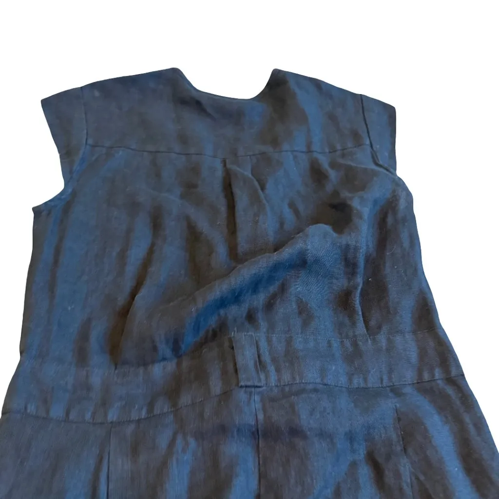 Reistor 100% Hemp Black Jumpsuit Organic Natural Fibers Size Small Women's - Image 9