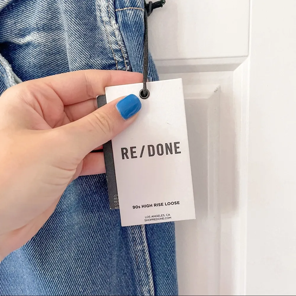 NEW RE/DONE 90S HIGH RISE LOOSE DENIM JEANS - Image 6