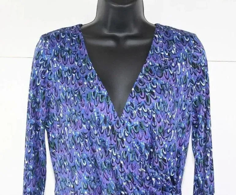 ladies blue TORY BURCH Dress size L - Image 2