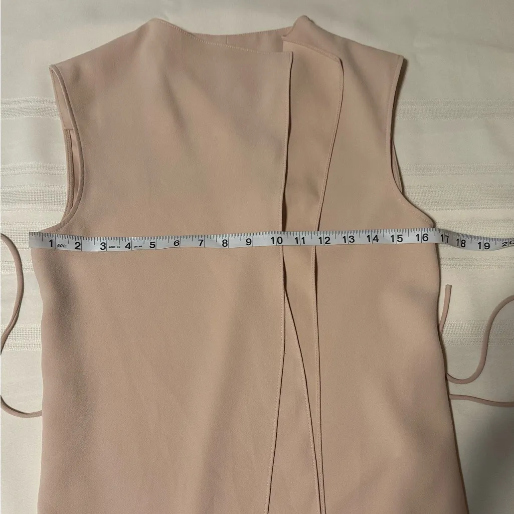 Zara Women's Blush Sleeveless Blazer - Image 11