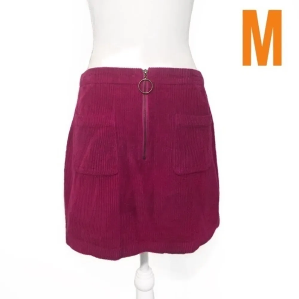 New Fuchsia Pink Corduroy Retro Skirt - Image 2