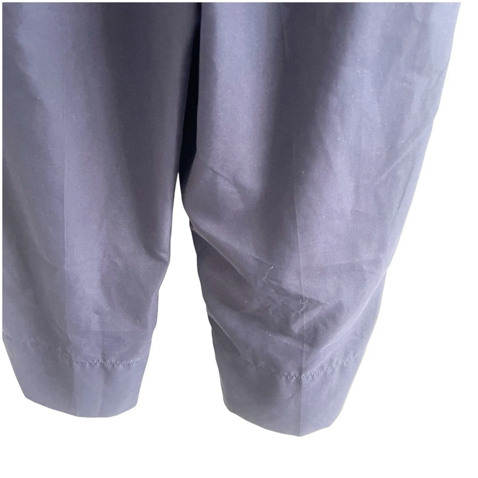 Liz Golf By Liz Claiborne Anissa Pant Size 12 Navy Cropped Lightweight Cool max - Image 4