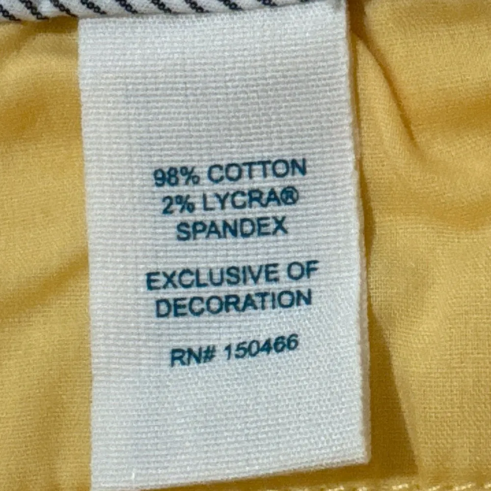 MARKET & SPRUCE Stitch Fix Women’s Size 16 Preppy Yellow Chino Shorts Mid Rise - Image 5