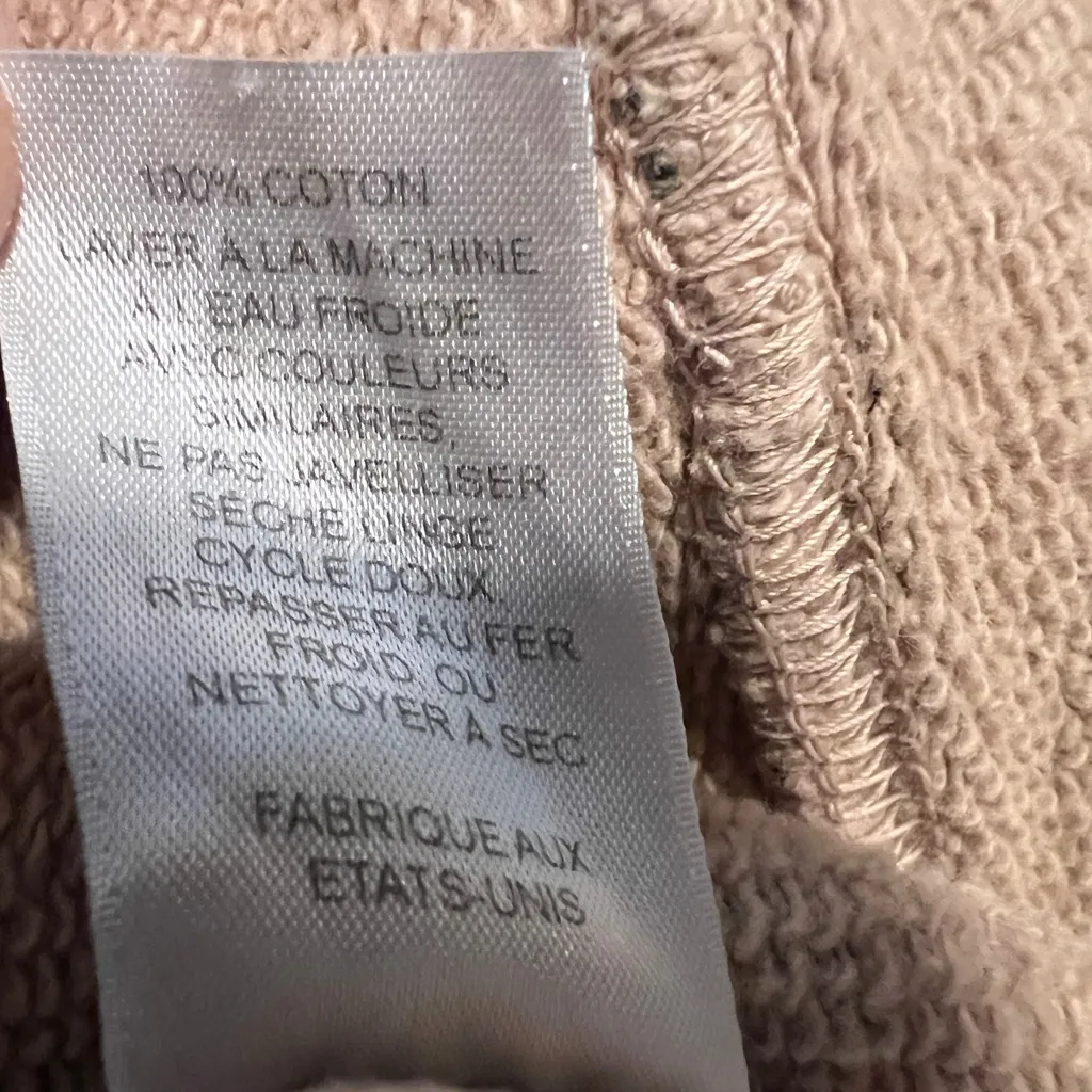 Nili Lotan Animal Print Zebra Hoody Hooded Sweater Sweatshirt Brown Black Tan Size XS - Image 4