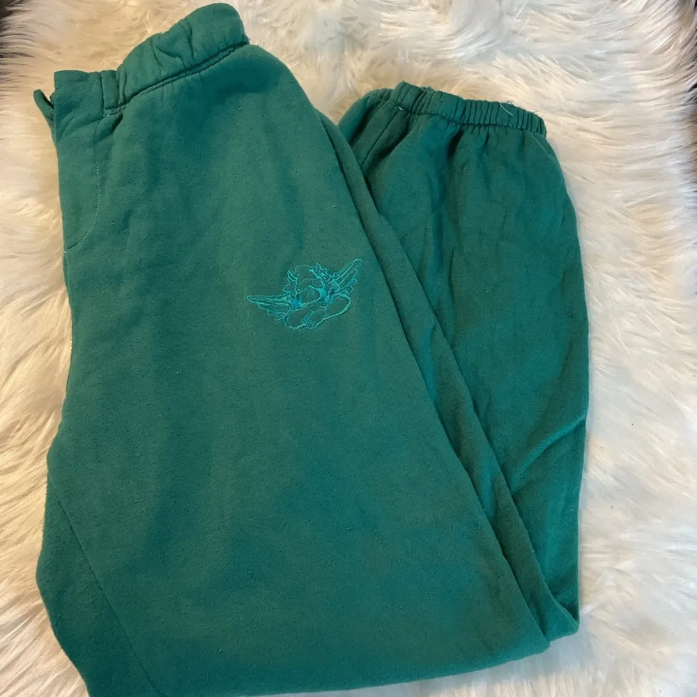 Josh Grunfeld Vintage Sweatpants in Emerald Green - Image 4