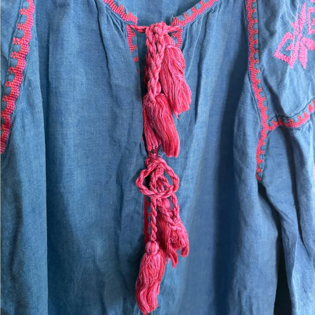 Roller Rabbit Amalia Dress in Aqua - Image 7