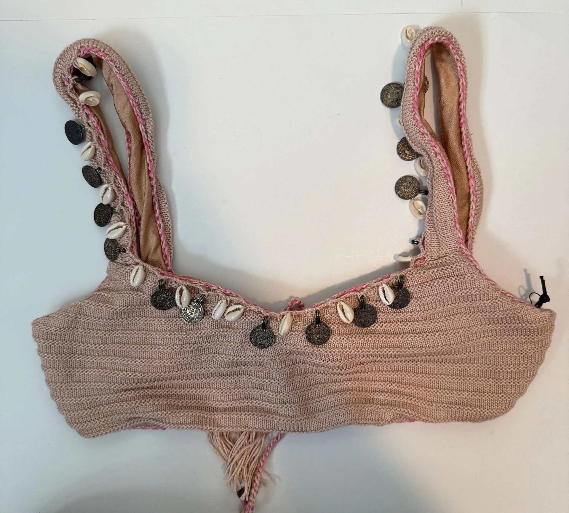 NWT Tularosa Crochet Beaded Bikini Top  - Image 2