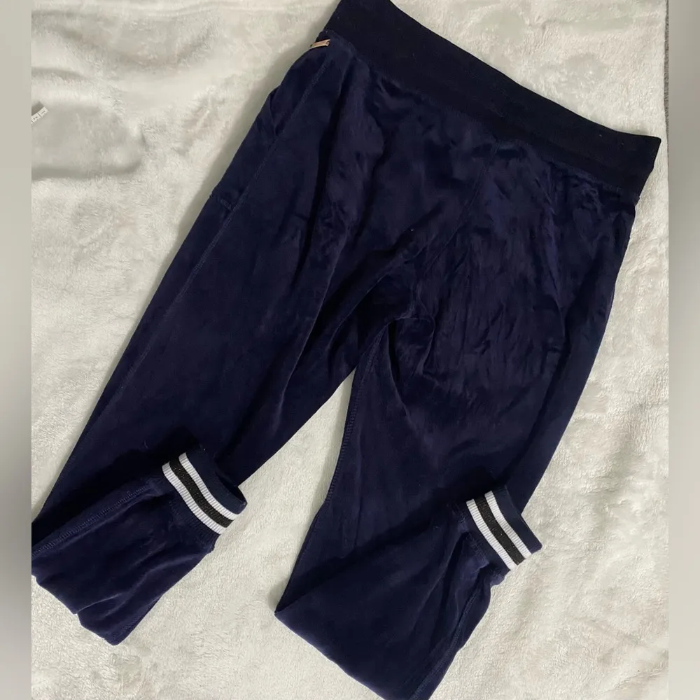 Betsey Johnson Performance Track Suit Size Medium Blue - Image 7