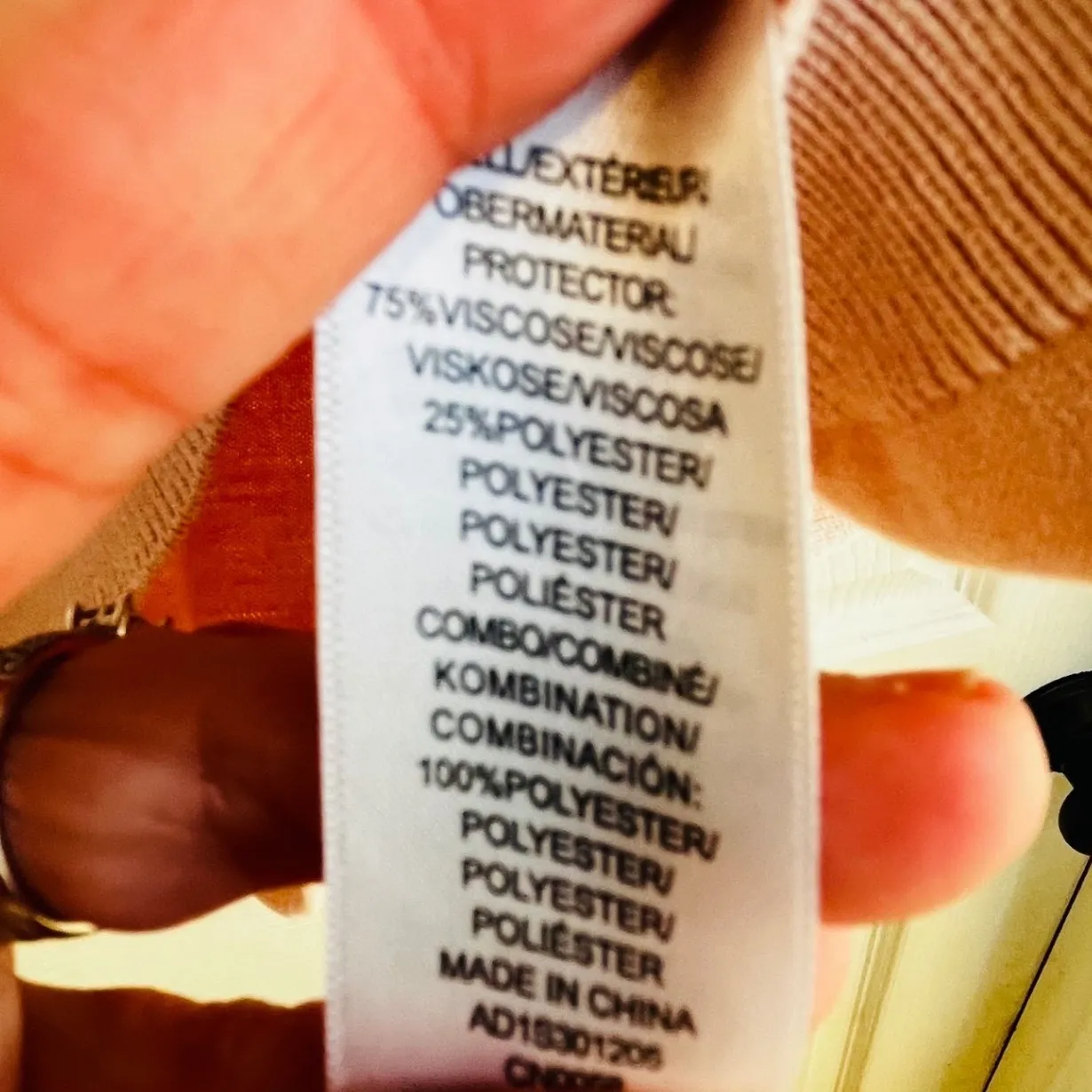 Adrianna Papell Pink V Neck Sheer Dot Sleeve Sweater Top Womens Medium
Romantic - Image 8