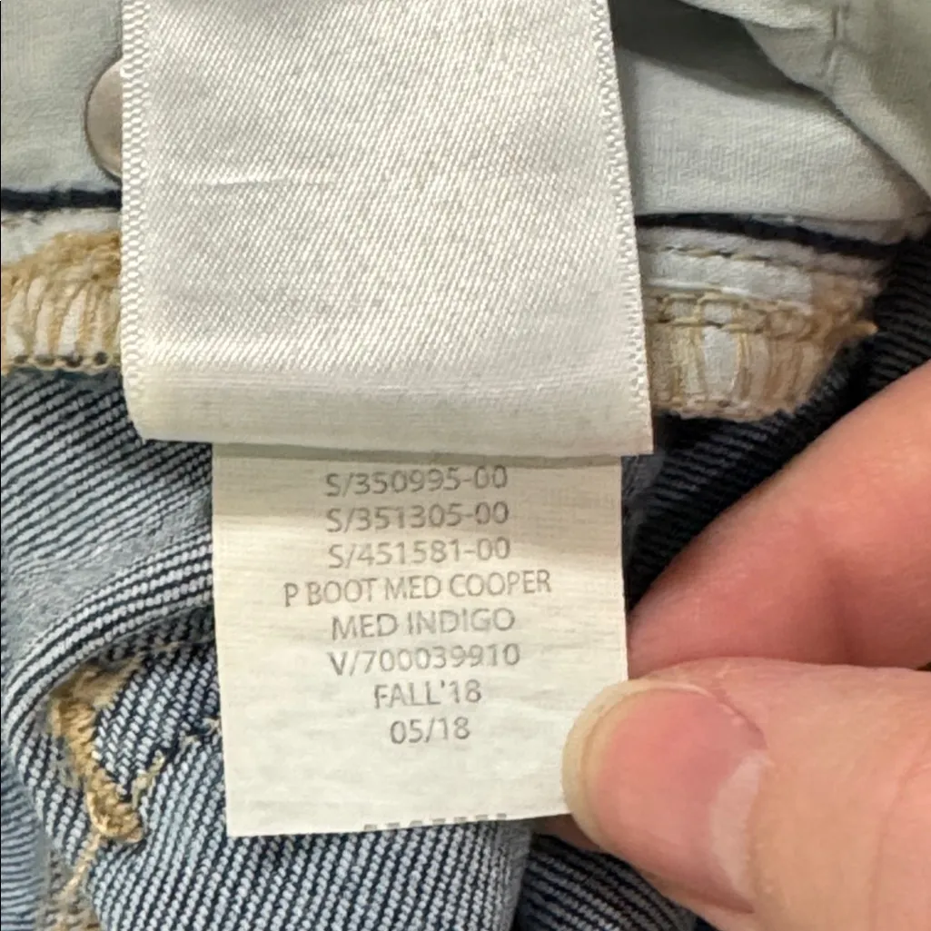 GAP Denim Perfect Boot Classic Medium Indigo Flare Jeans size 25 - Image 10