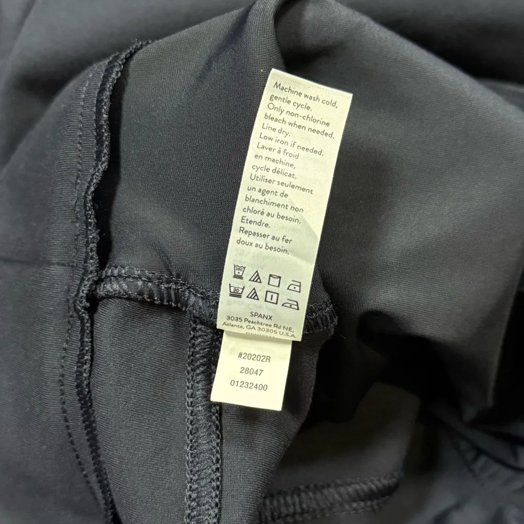 Spanx Perfect Pant Ankle Stretch Ponte Navy Blue Sz 2X Medium Control Work Pants - Image 9