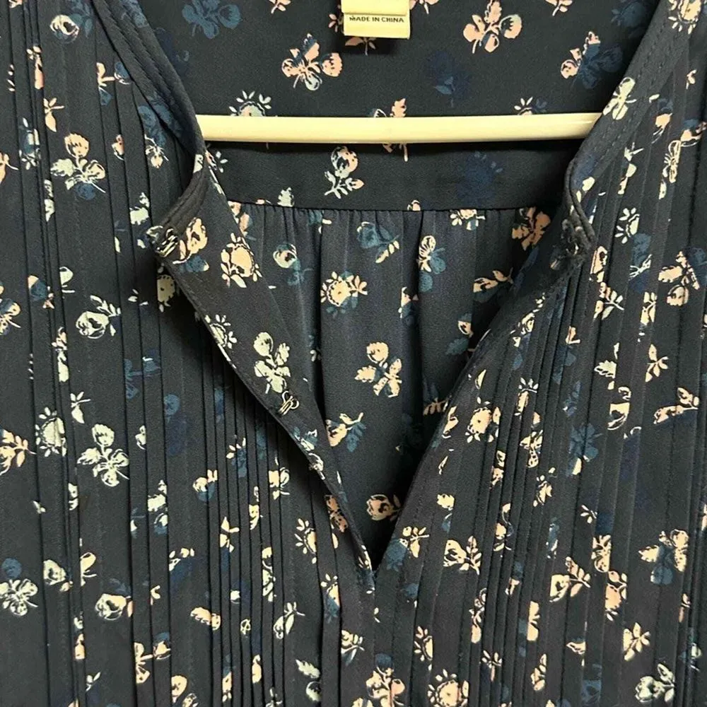 Diane Von Furstenberg Meadow Floral-Print Silk Dress in Daisy Buds Indigo Size 0 - Image 9