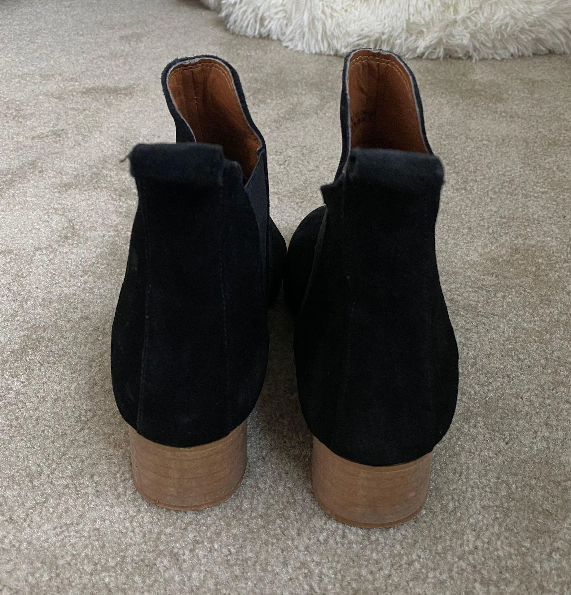 Topshop Black Booties - Image 4