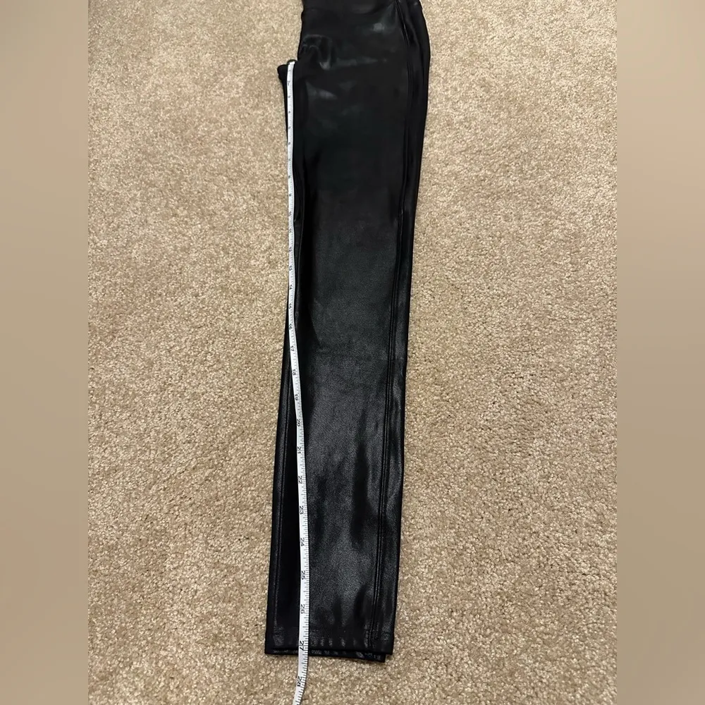 Spanx SPANXshape™ Faux Leather Leggings Black Size M - Image 11