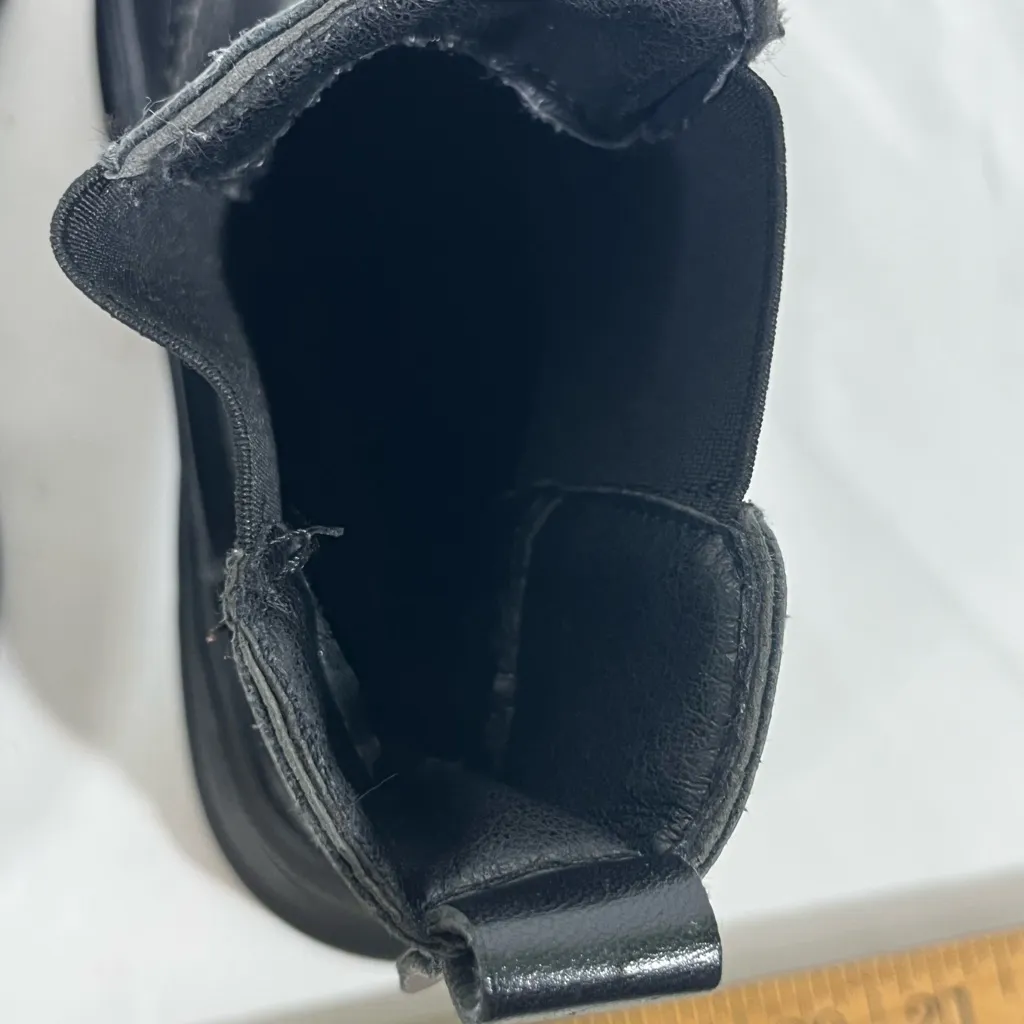 CHELSEA PLATFORM ANKLE BOOT GOTHIC ROUND TOE GORTEX WOMEN SZ 240 SZ 7 BLACK NEW - Image 12