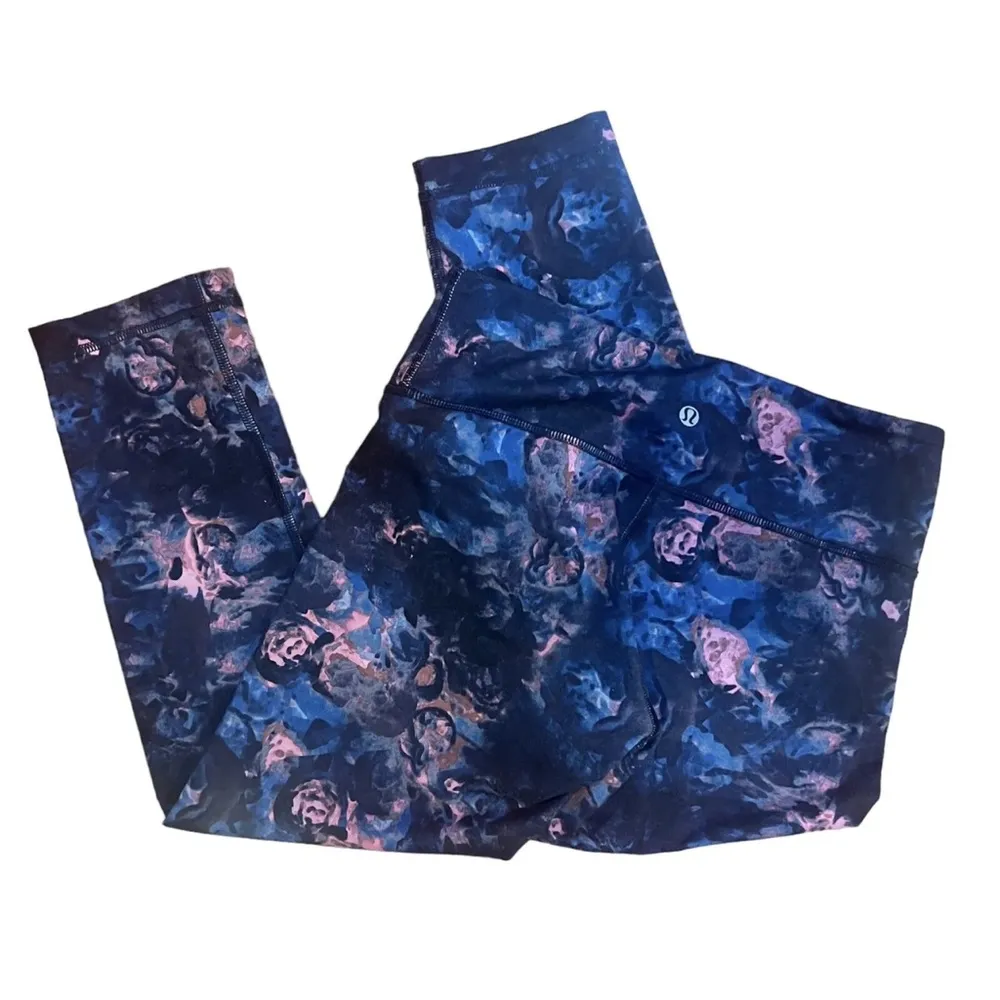 LULULEMON CROPPED MIDRISE WUNDER UNDER LEFGINGS..! Size 8 - Image 2