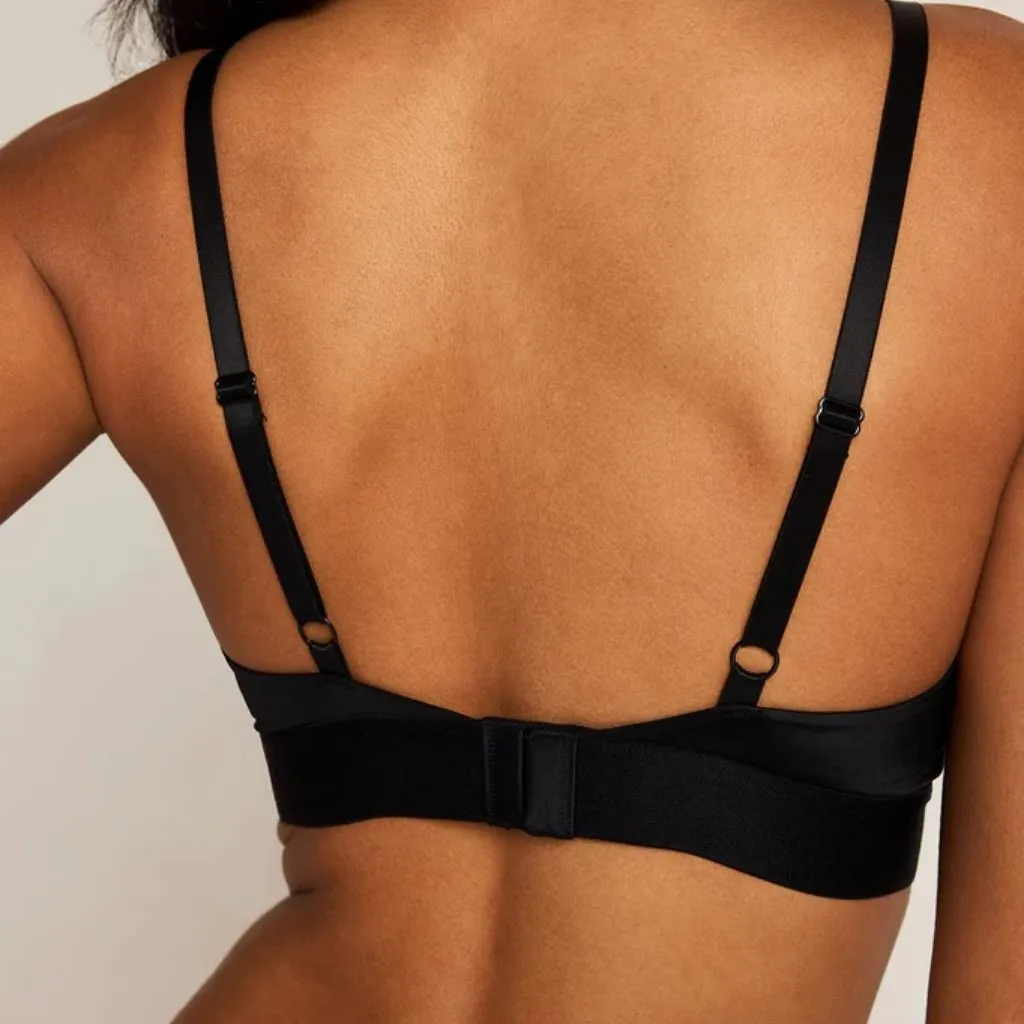 Negative Underwear Glace Triangle Bra in Black, Size 0 - Image 3