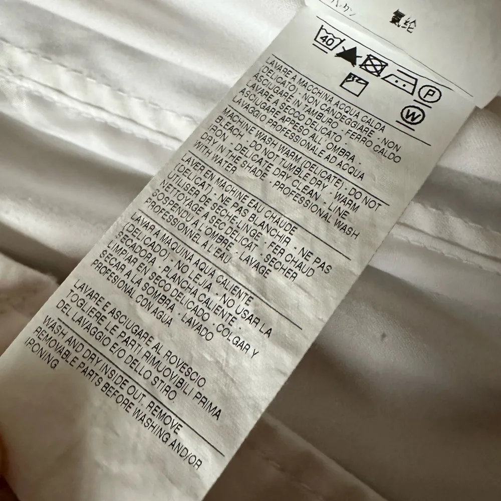 United Colors of Benetton Cream Trench Coat Cotton Size Medium EU 44 Midi - Image 12