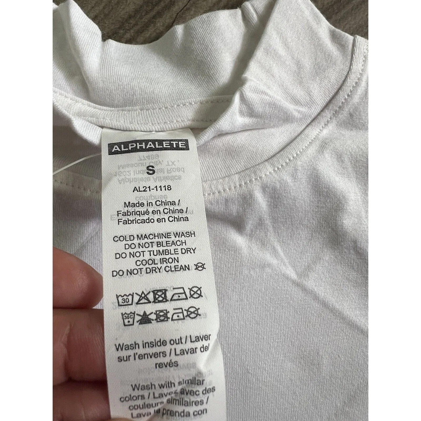 Alphalete Women's Premium Mockneck Tank -White,size Small - Image 7