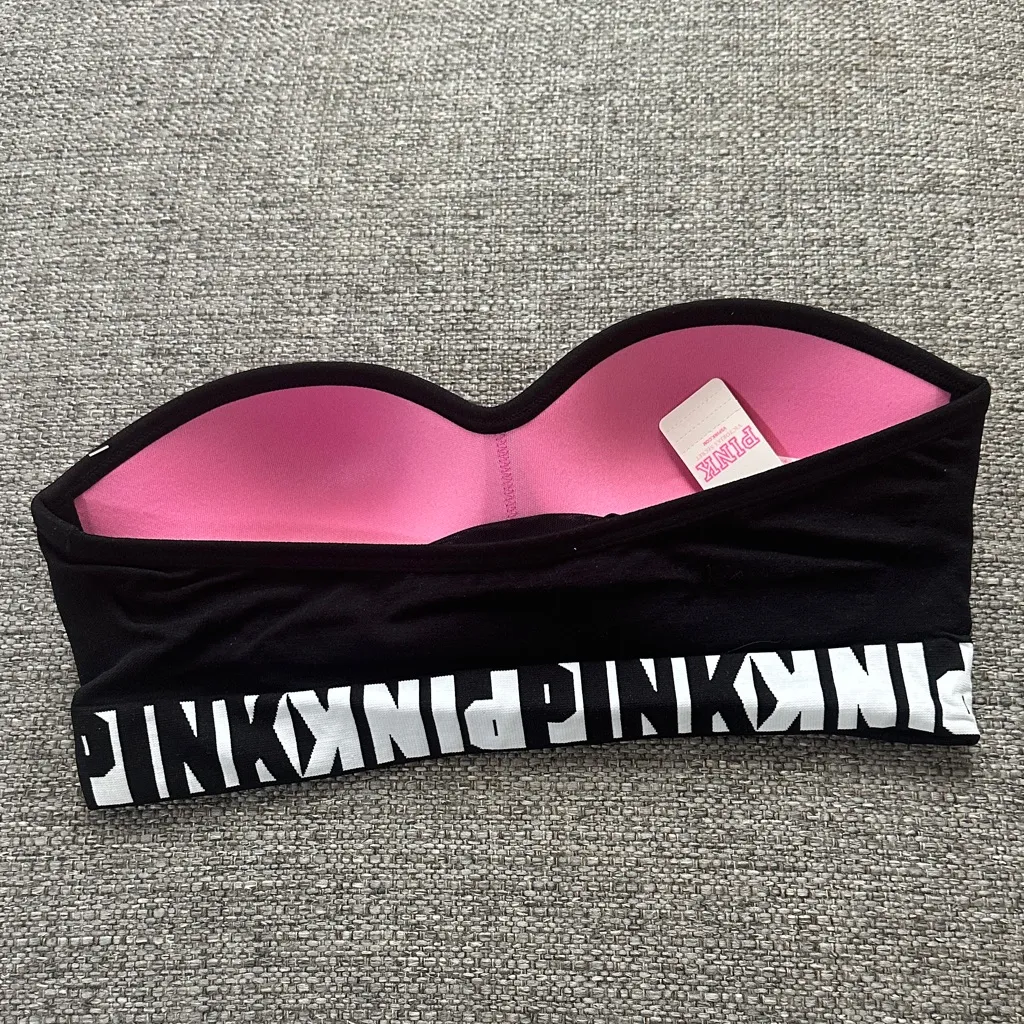 2018 PINK Victoria’s Secret push-up Bandeau Bra - Image 3