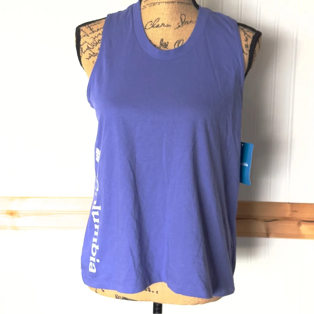 NWT Columbia North Cascades Womens Purple Lotus Graphic Tank Top Size Medium - Image 4