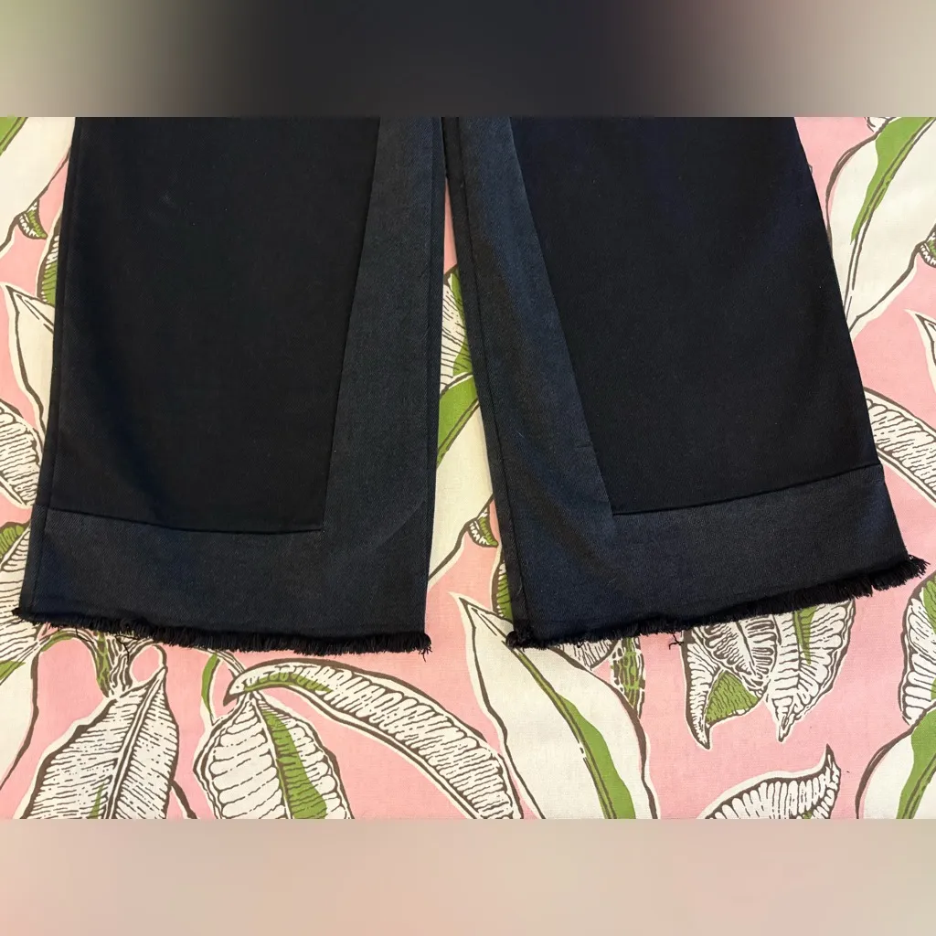 Democracy Skyrise Spliced Fray Hem Wide Leg Jeans NWOT - Image 3