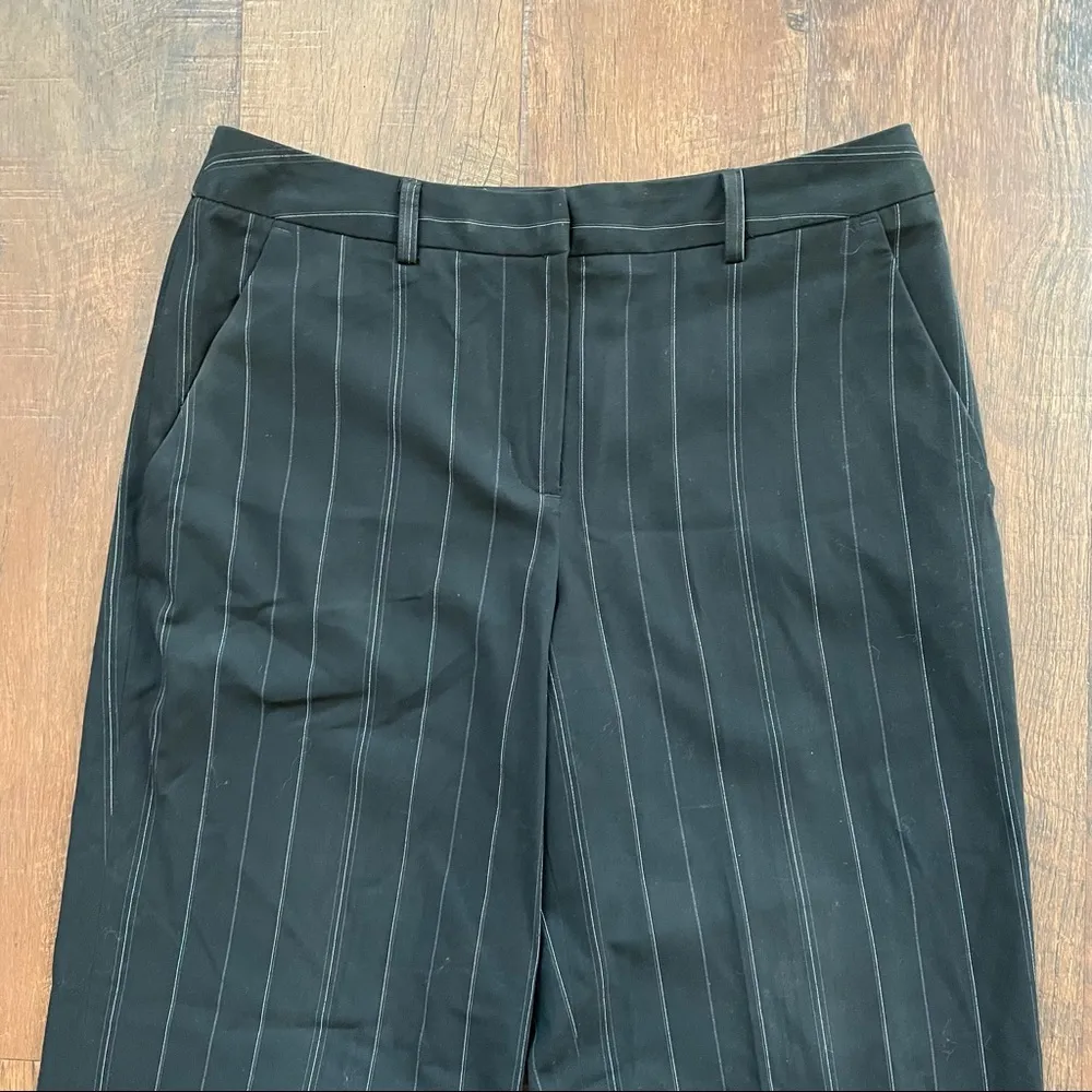 ANNE KLEIN / MERONA black pinstripe pantsuit - Image 5