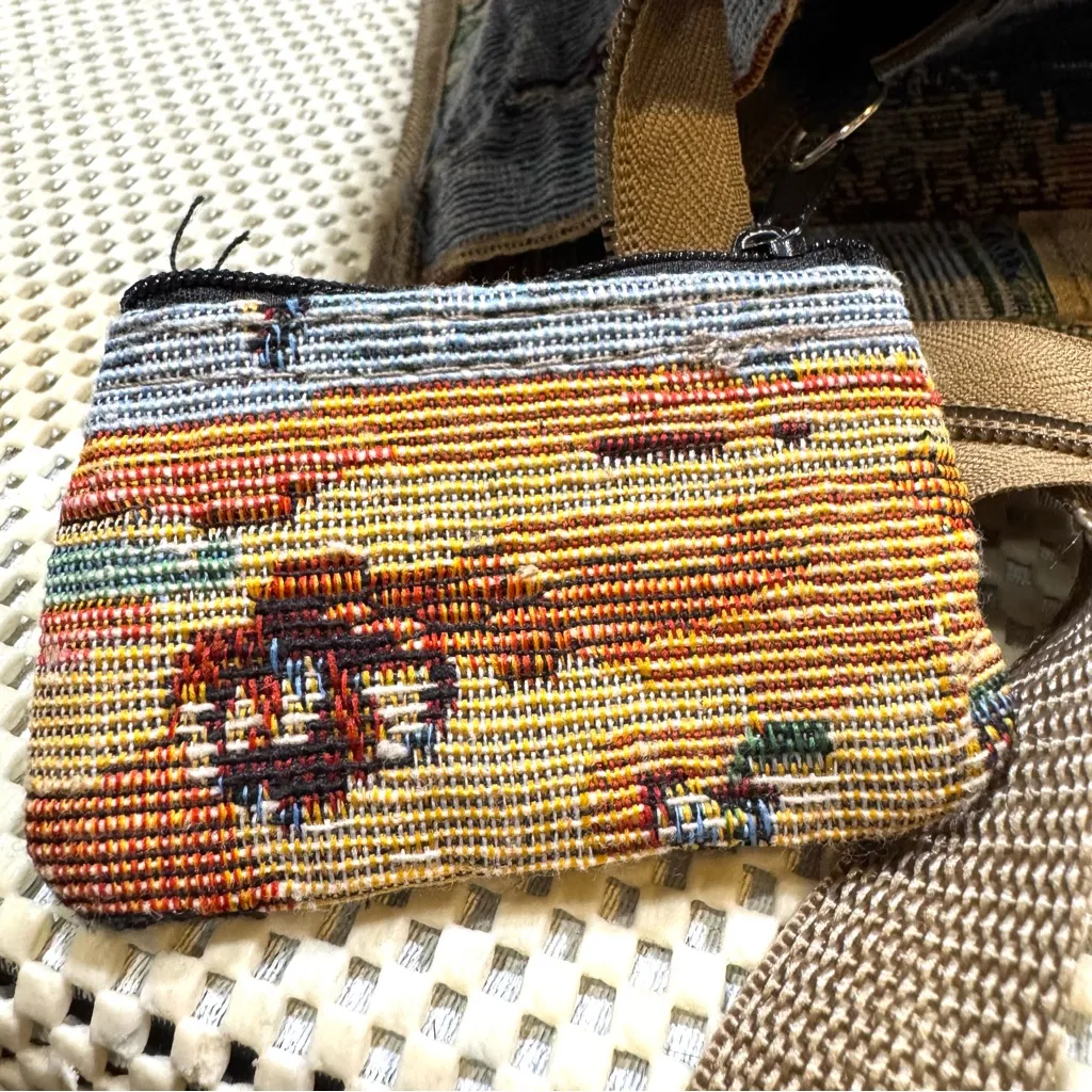 Jade Vintage Tapestry Beach Theme Tote Bag Tan - Image 11