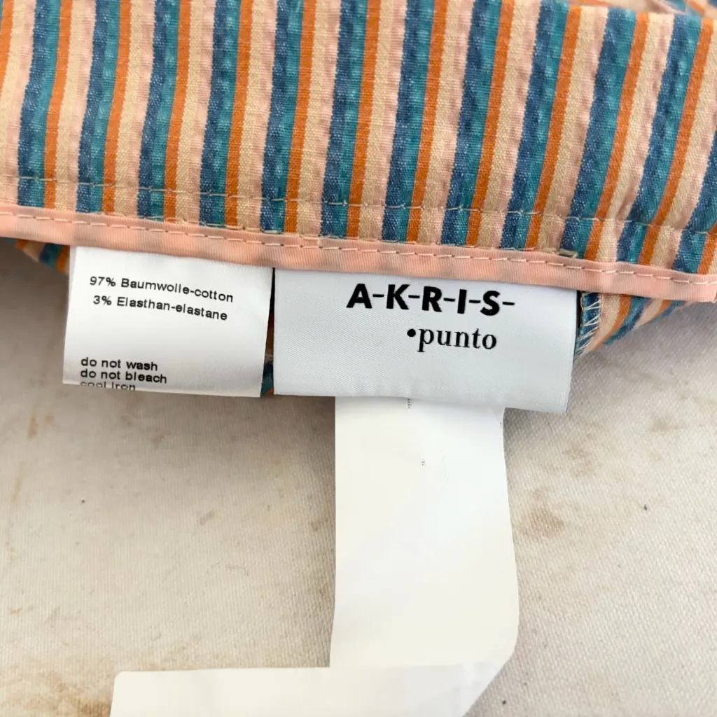 Akris Punto Vertical Stripe Pull On Pants - Image 4