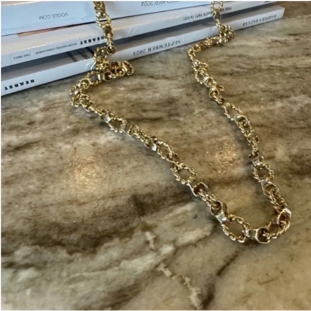 J. Crew long gold chain necklace - Image 3