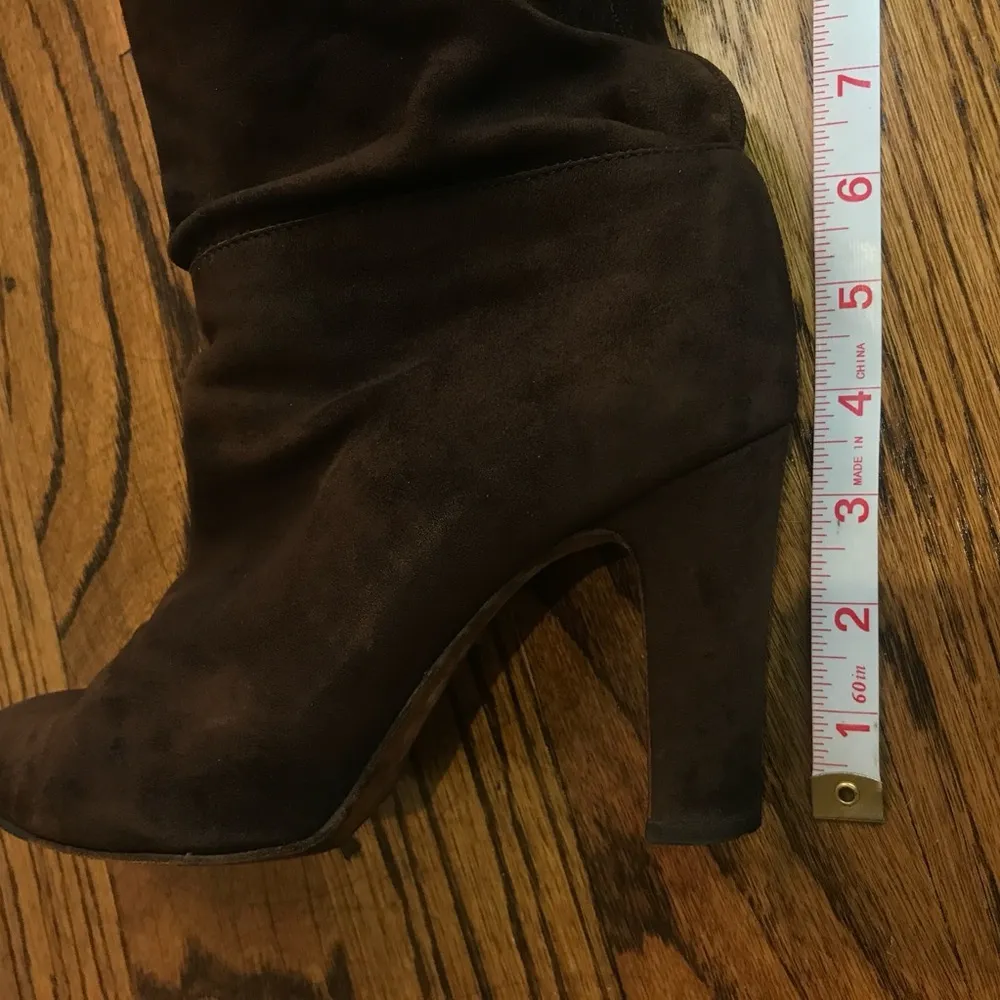 Sergio Rossi Brown Over the Knee Boots - Image 5