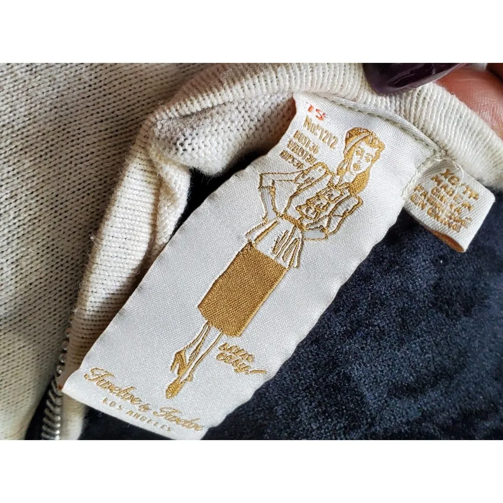 Anthropologie Twelve by Twelve Ivory V-Neck Long Sleeve Pullover Knit Sweater XS - Image 9