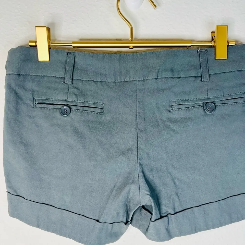 New Mix Women’s Gray Casual Shorts with Button Details Size Medium Minimalist - Image 6