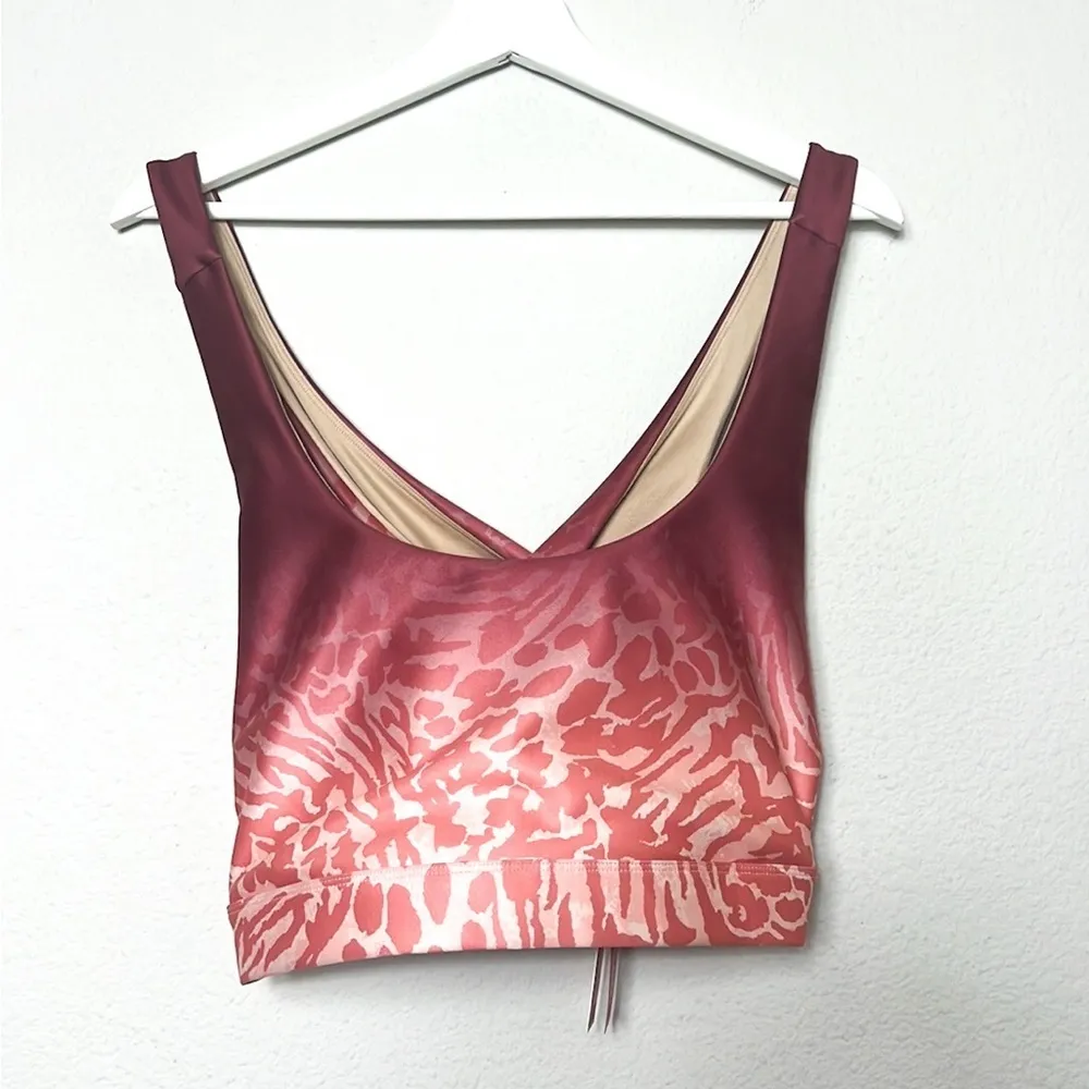 NWT Good American Ombré Cross Back Sports Bra - Image 3