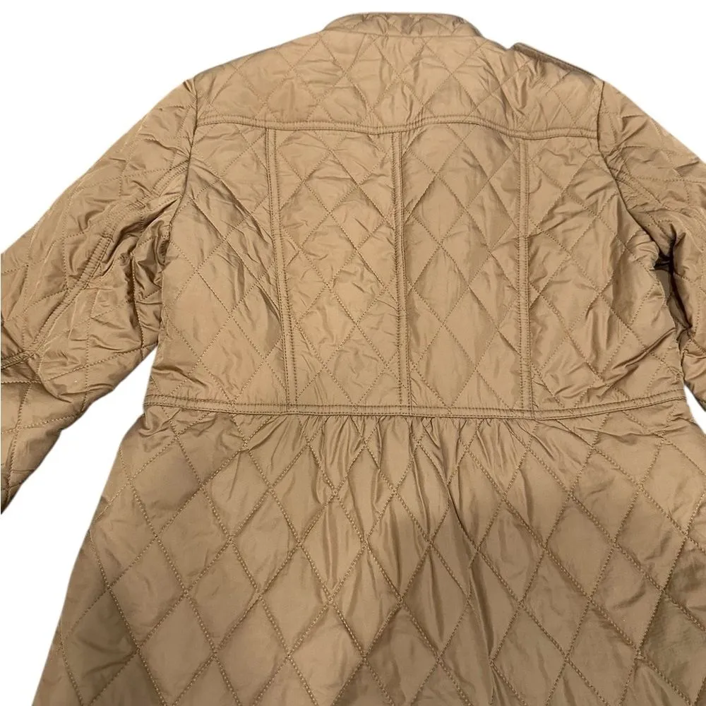 🧥 Talbots Quilted Jacket Tan Size XS ✨ Excellent Condition 🍂 - Image 5