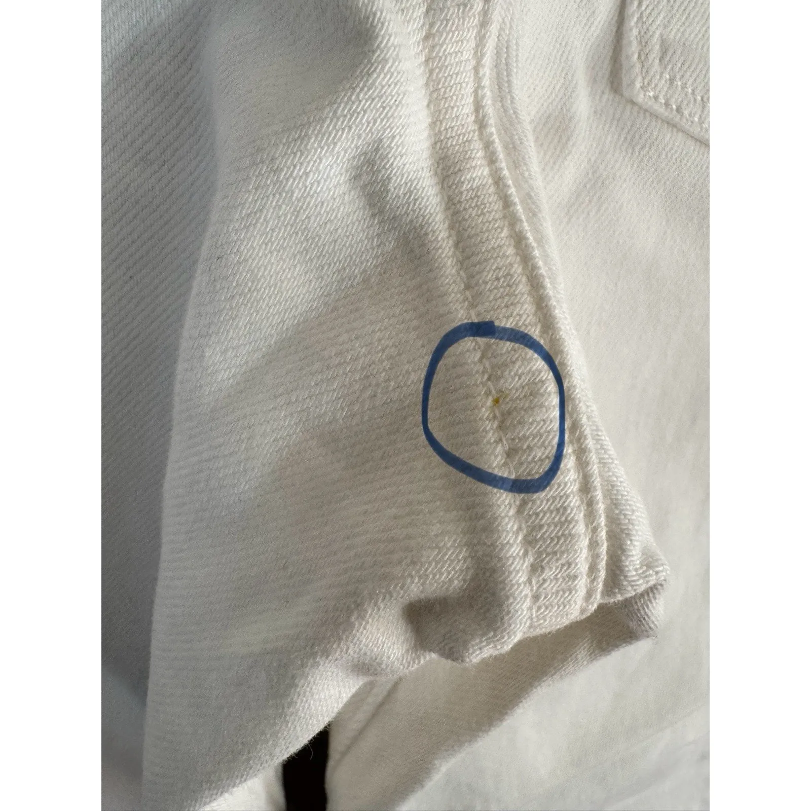 NWD J. Crew Curvy Essential Straight Leg White Jeans Women’s Size 25 Petite - Image 5