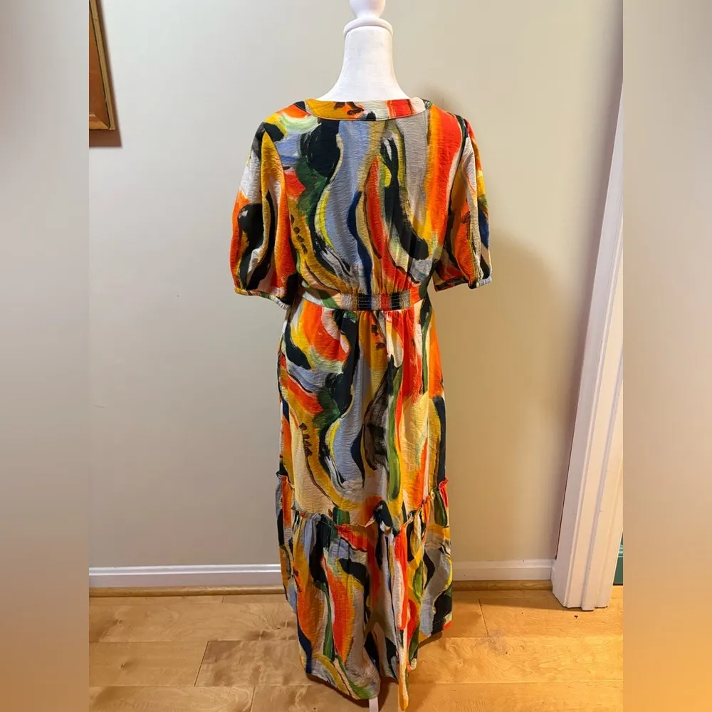 Anthropologie Maeve Suzannah
Maxi Dress multicolor bright sz M petite - Image 4