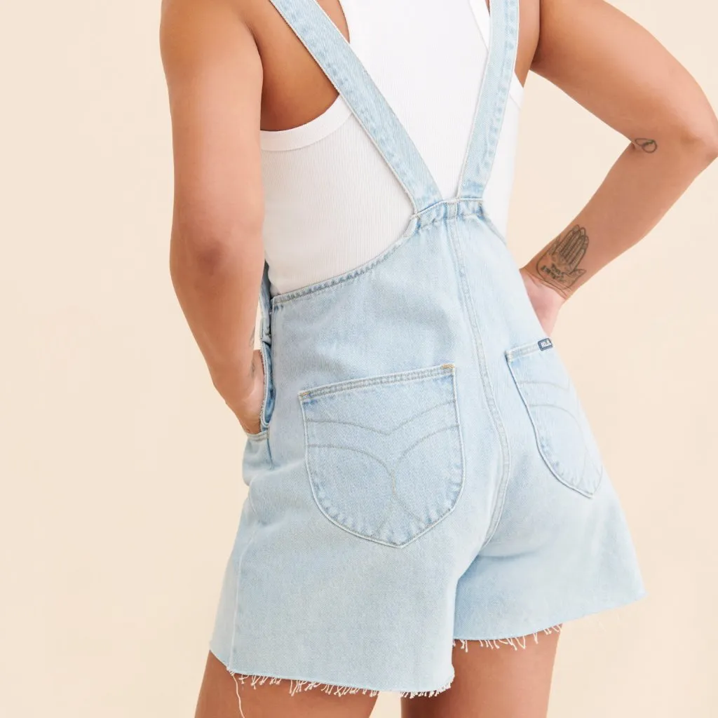 Rollas Mirage Denim Shortalls Blue Size 14 - Image 8
