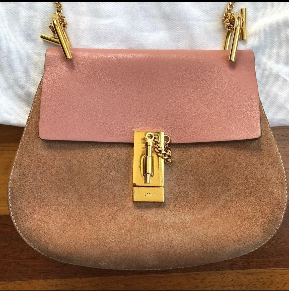 Small Drew camel/rose - Image 2