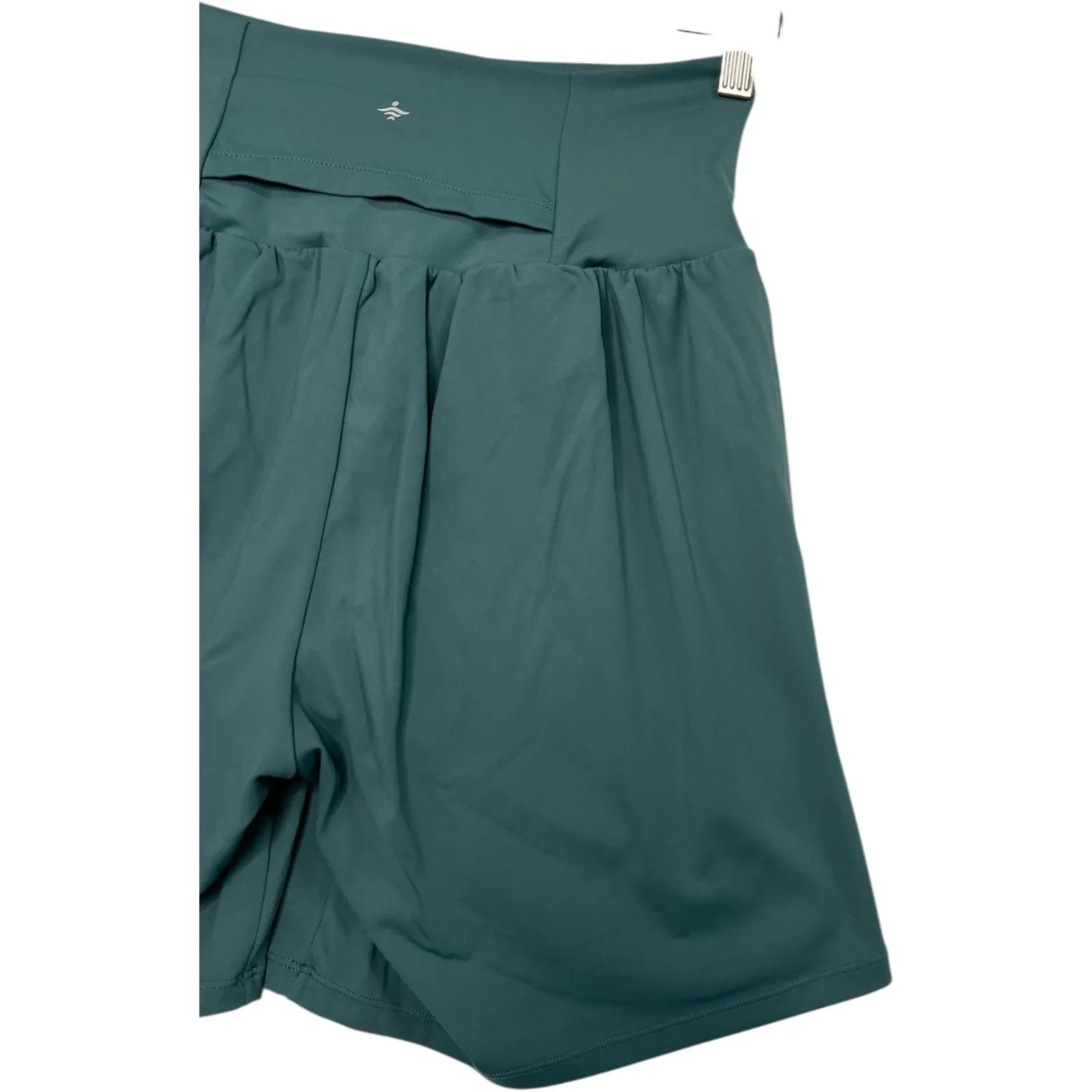 New Halara SoftlyZero Airy Shorts Womens Medium Green High Rise Activewear Yoga - Image 9