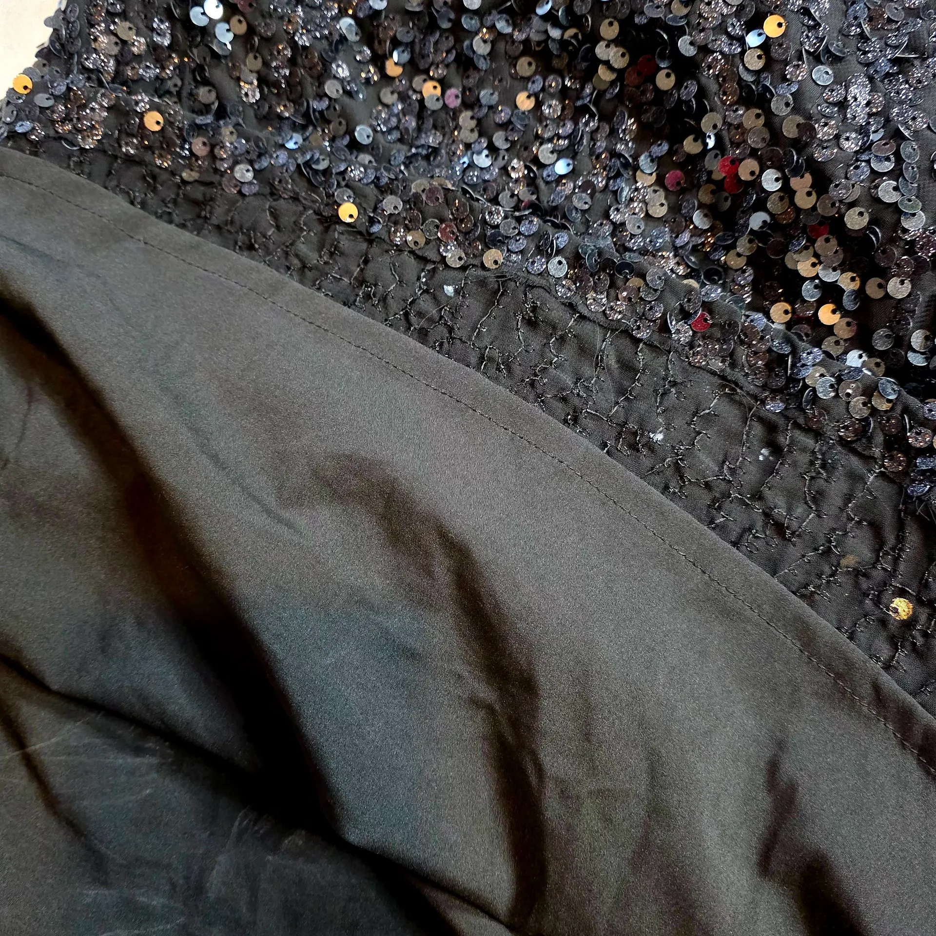 Beginning Boutique Black Sequin Long Sleeve Dress - Image 13