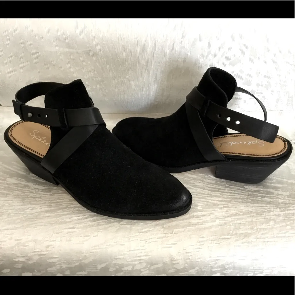 Suede leather closed toe sandals🌺 - Image 2