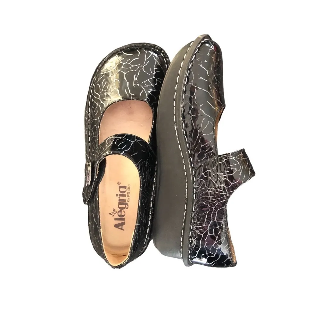 Alegria Women's Paloma Patent Leather Mary Jane Shoes Black PAL-541 36/6~6.5 - Image 2