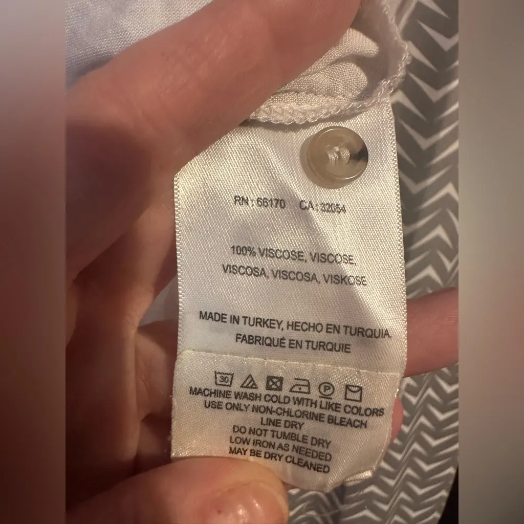 Anthropologie / Maeve | Sandbridge Striped Button Down Blouse, Size L - Image 8