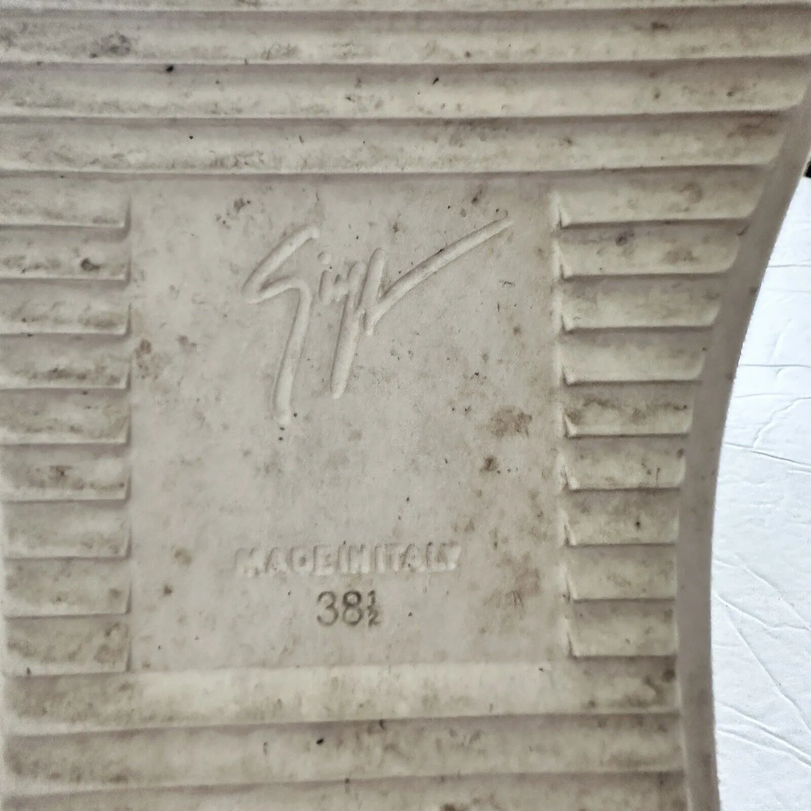 Giuseppe Zanotti Maggie Glittery Velvet Sleep On Sneakers size 38.5 US 8.5 - Image 6