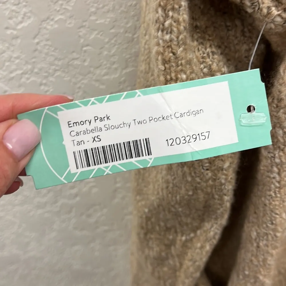 Carabella Slouchy Two Pocket Cardigan XS - Image 6