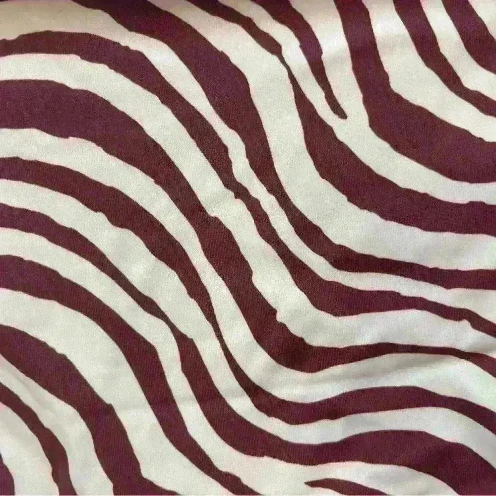 Andie The Ruched Side Bottom Bias Stripe Truffle Size Small - Image 7