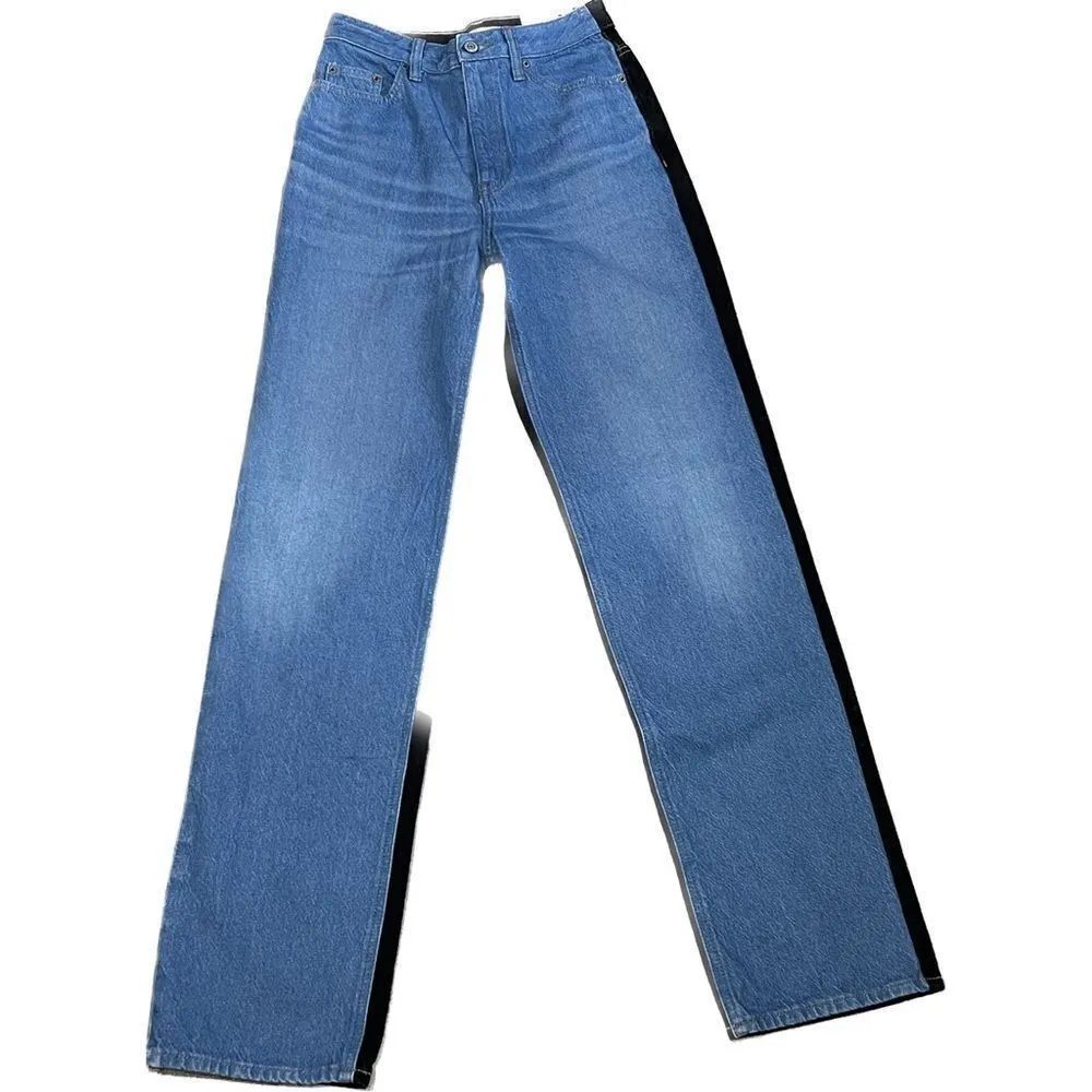 Pacsun womens 25, boyfriend, style, 90s, duotone, straight leg jeans‎ - Image 5