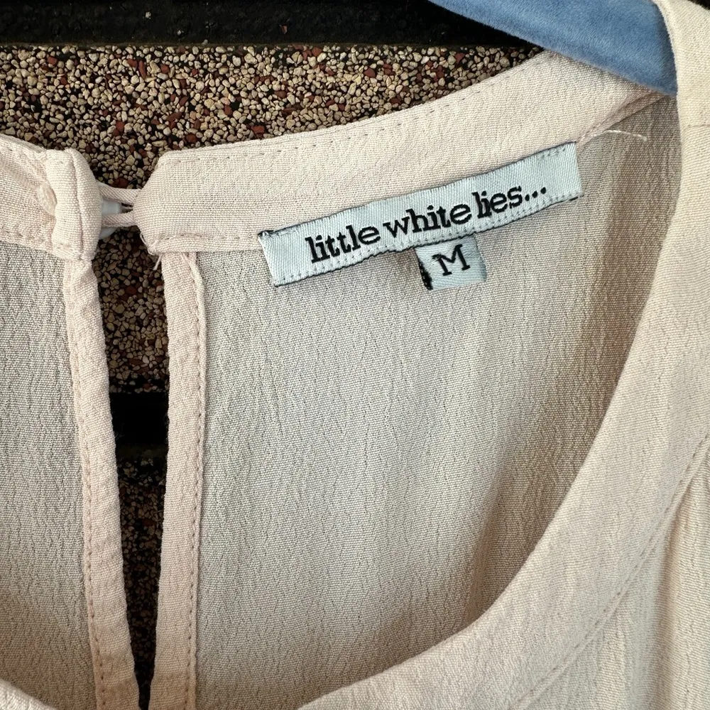 Urban Outfitters Little White Lies Prairie Dress Size Medium Pink - Image 4